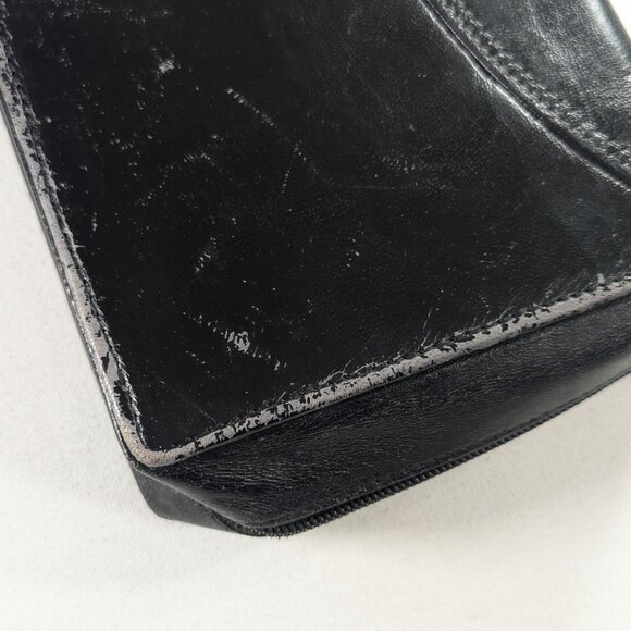 Christian Prayer book in black leather cover, vintage leather bible sleeve - Picture 12 of 13